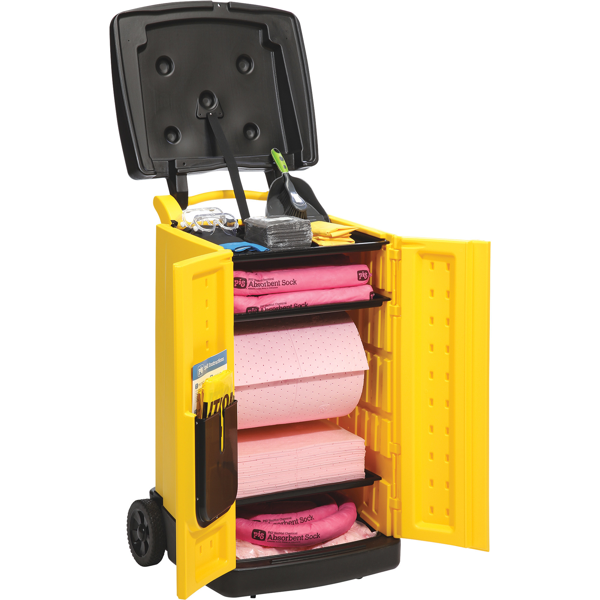 New Pig Big Daddy Hazmat Spill Caddy, Absorbs 47.7 Gallons